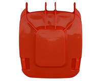 CZERWONA Pokrywa do kosza na śmieci KJS413 240 litrów Merida KJR913