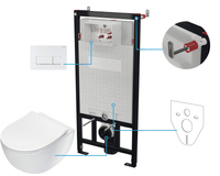 Zestaw WC podtynkowy 6 w 1 Deante