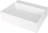 Umywalka granitowa nablatowa z miejscem na baterię - z maskownicą Deante