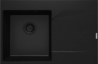 Zlewozmywak granitowy 1-komorowy z ociekaczem - prawy