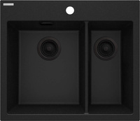 Zlewozmywak granitowy 1.5-komorowy Deante