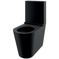 WC ze zbiornikiem MONOBLOCO S21 Inox 304 czarny matowy Delabie 110390BK