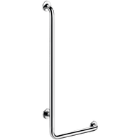 Poręcz natryskowa w kształcie litery „L” Inox błyszczący H.1150 mm Inox błyszczący UltraPolish model prawy Delabie 5071DP2