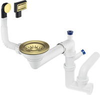 Syfon do zlewozmywaka granitowego 1-komorowego - Space-Saver