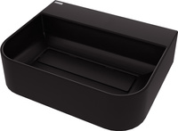 Umywalka granitowa nablatowa z miejscem na baterię - z maskownicą