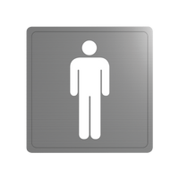 Piktogram Inox „Mężczyzna" Delabie 510152S