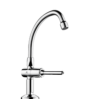 Zawór czasowy TEMPOSTOP na kolumnie z wylewką „C” na drążek L.150 Uruchamiany drążkiem Delabie 737152