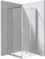 Kabina prysznicowa z brodzikiem kwadratowa 80x80 cm