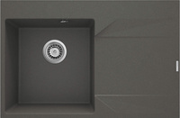 Zlewozmywak granitowy 1-komorowy z ociekaczem - prawy Deante