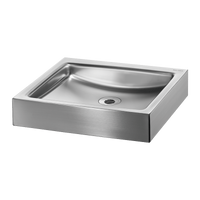 Umywalka nablatowa UNITO Inox 304 satynowy - Nablatowa Delabie 120810