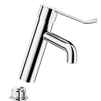 Bateria z regulatorem ciśnienia SECURITHERM EP BIOCLIP do umywalki Jednootw. mechaniczna bateria zatrzaskowa H.95 L.120 uchwyt Higiena Delabie 2821LEP