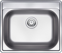 Zlewozmywak stalowy 1-komorowy