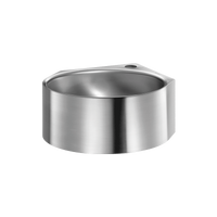 Umywalka wisząca narożna MINIMAL Inox 304 satynowy Delabie 121550