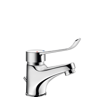 Bateria mechaniczna do umywalki Jednootworowa bateria mechaniczna H.60 L.100 Delabie 2220L