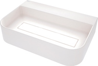 Umywalka granitowa nablatowa z miejscem na baterię - z maskownicą