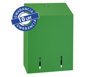 Pojemnik na papier toaletowy w listkach STELLA GREEN LINE do 900 szt zielony Merida BSZ403
