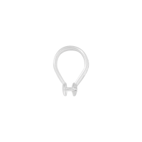 Żabki do zasłony prysznicowej. Plastik Delabie 390BIS