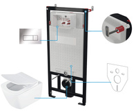 Zestaw WC podtynkowy 6 w 1