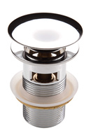 Korek do umywalki lub bidetu - z przelewem Deante