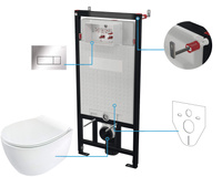 Zestaw WC podtynkowy 6 w 1 Deante