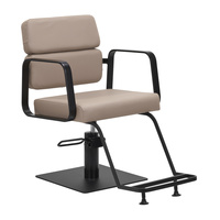 Gabbiano fotel fryzjerski Porto czarno Beżowy