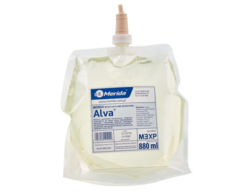 Merida M3XP Specjalistyczne mydło w płynie dla przemysłu spożywczego ALVA BEZWONNE, wkład jednorazowy 880ml, bez zapachu
