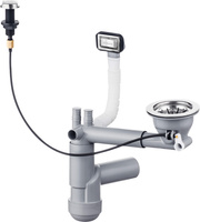 Syfon do zlewozmywaka granitowego 1-komorowego - Space-Saver Deante