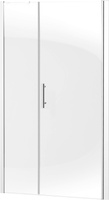 Drzwi prysznicowe wnękowe 90 cm - uchylne Deante