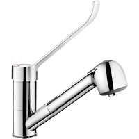 Bateria mechaniczna z wyciąganą słuchawką Jednootworowa bateria mechaniczna z wyciąganą słuchawką Delabie 2211L