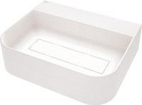 Umywalka granitowa nablatowa z miejscem na baterię - z maskownicą