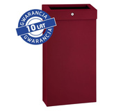 Kosz na odpady 15l otwarty czerwony Merida STELLA SLIM RED LINE COMBO KSR109
