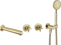 Bateria wannowa podtynkowa z zestawem prysznicowym