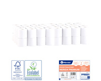 Papier toaletowy PREMIUM biały 10.5cm 27,5m 64 szt. Merida PPB501