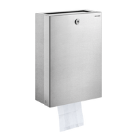 Podajnik i pojemnik na woreczki higieniczne Instalacja ścienna Delabie 2561DS