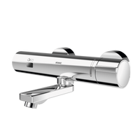 Elektroniczna bateria termostat naścienna chromowana F3ET1003 KWC