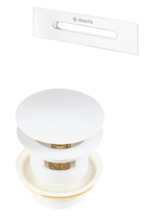 Zestaw akcesoriów do wanny - korek i przelew Deante