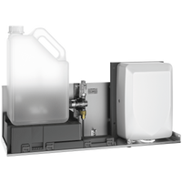 Moduł 3 w 1 do instalacji za lustrem Elektroniczny dozownik mydła i zawór - Suszarka do rąk Delabie 510203I