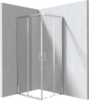 Kabina prysznicowa prostokątna 80x90 cm