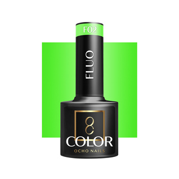 OCHO NAILS Lakier hybrydowy fluo F02 -5 g