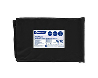 Worki na śmieci 350l 115x135cm czarne LDPE paczka 10 szt. Merida W70