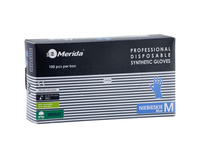 Rękawice winylowo-nitrylowe niebieskie rozmiar M 100 szt. Merida TRN567