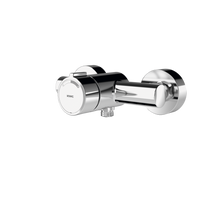 Ścienna bateria samozamykająca z mieszaczem i montażem słuchawki F3SM2002 KWC F5S-Mix