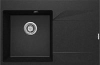 Zlewozmywak granitowy 1-komorowy z ociekaczem - prawy Deante