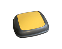 Pokrywa kosza Quatro grafitowa z żółtą klapką Merida KJY914