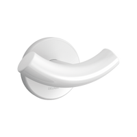 Podwójny hak Inox biały Inox 304 epoksyd biały Delabie 4042W