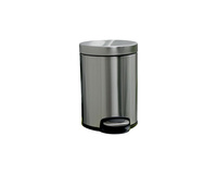 Kosz pedałowy SILENT SERENE pojemność 5 l stal matowa Merida KIM413