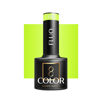 OCHO NAILS Lakier hybrydowy fluo F01 -5 g