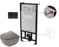 Zestaw WC podtynkowy 6 w 1 Deante