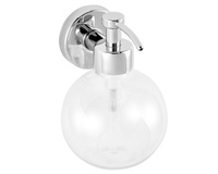 Dozownik mydła ścienny KULA 150 ml chrom mosiądz Merida DLV101
