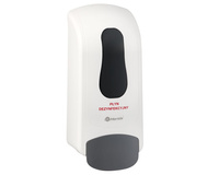 Dozownik płynu dezynfekcyjnego MERIDA ONE 700ml DDR+ ABS biały DEB402
